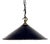 Industrial British Dark Blue Enamel Factory Pendant Lamp, 1950s For Sale