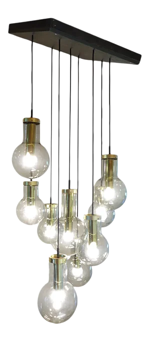 Mid-Century Modern Chandelier or Pendant Cascade Maxi-Globe from Raak