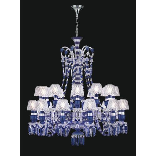 Contemporary Collection Regina Di Colori Chandelier in Metal and Crystal by Jago For Sale - Image 3 of 8