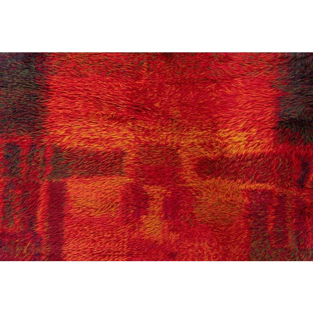 Swedish Rya Rug by Ritva Puotila at Doris Leslie Blau For Sale - Image 4 of 9