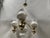 Gilt Chrome and Glass Chandelier, 1970s For Sale - Image 6 of 18