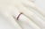 Metal Vintage 18k White Gold Channel Set Ruby Eternity Band Ring Size 8 3/4 For Sale - Image 7 of 8