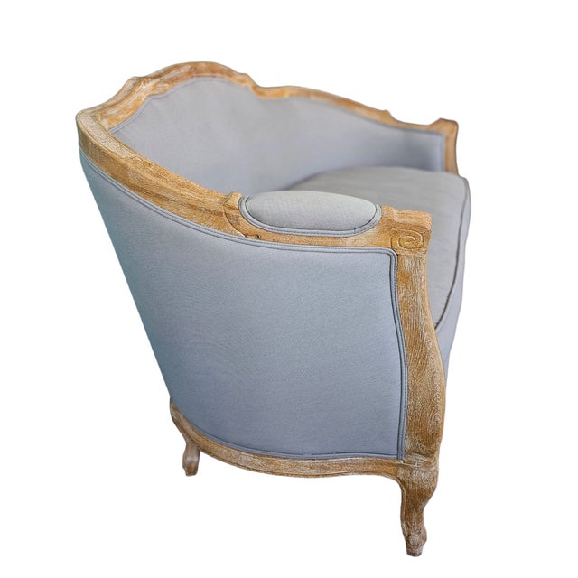 Ballard Designs Ballard Designs Louis XV Style French Rococo Settee Loveseat 59" For Sale - Image 4 of 15