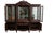 French Country Antique BAU French Country Sideboard Breakfront China Cabinet Display Monumental For Sale - Image 3 of 12