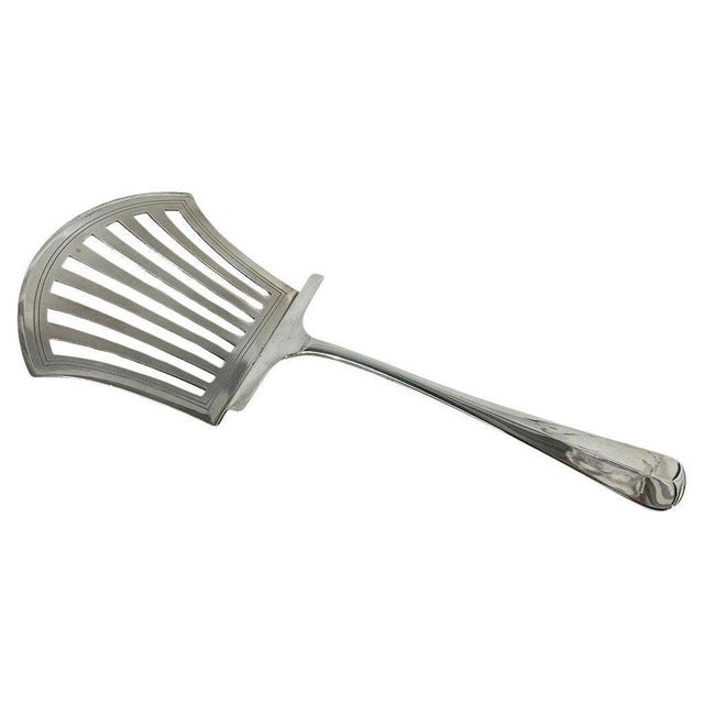 Dutch Silver Asparagus Tong attributed to Van Kempen & Sons, 1923 For Sale - Image 6 of 6