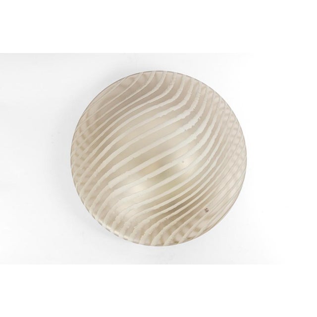 Large Glass Flushmount from Peill & Putzler, Germany, 1970s For Sale - Image 4 of 15