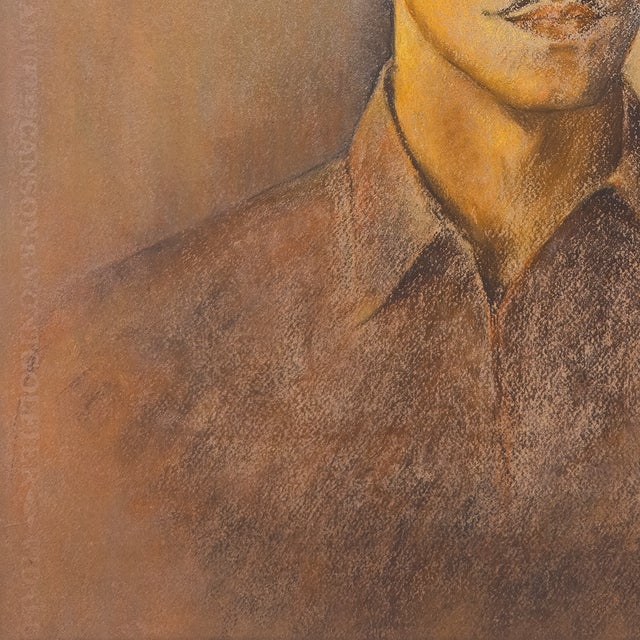 Self-Portrait of Dutchess County Art Association Co-Founder Vincent A. Walker - Vincent A. Walker, C. 1940s For Sale - Image 4 of 10