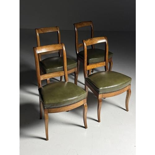 French Dining Chairs, Set of 5 For Sale - Image 3 of 16