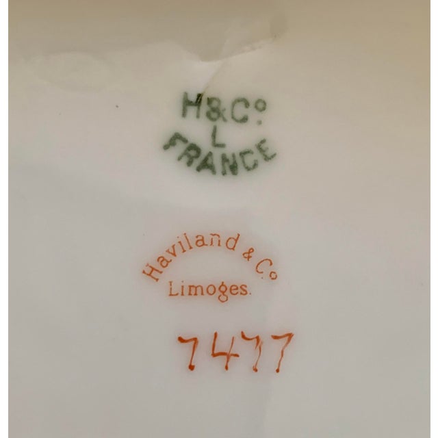 1880s Haviland Limoges France Serving Dish With Lid For Sale - Image 9 of 10