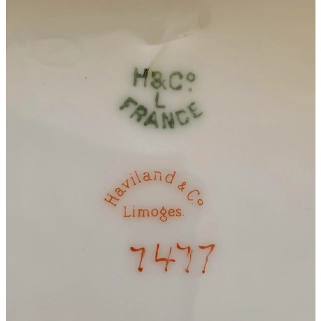Antique 1880s Haviland Limoges France Serving Dish With Lid For Sale - Image 9 of 10