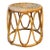Vintage Bentwood Rattan Stand With Woven Top For Sale