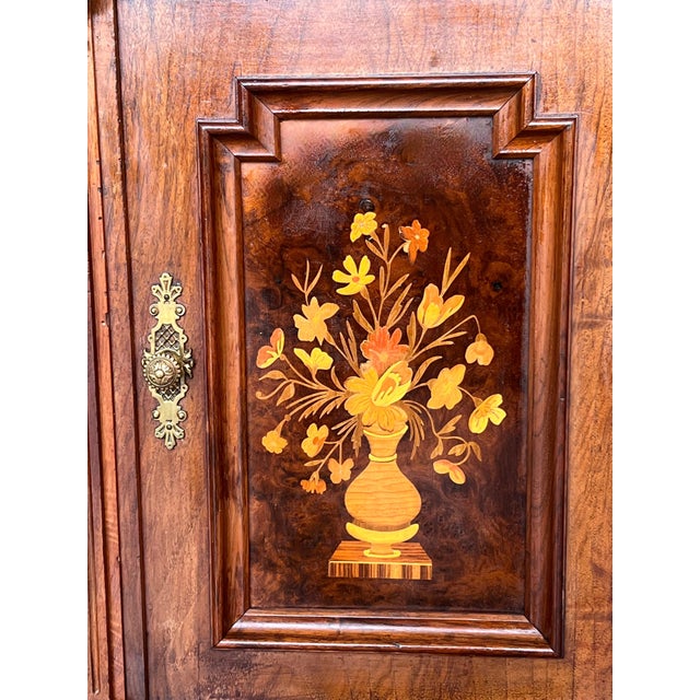 19th Century French Walnut Neoclassical Petit File Cabinet, A Pair For Sale - Image 18 of 18