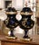 Pair of 19th Century French Sevres Royal Blue Porcelain & Bronze Covered Urns For Sale - Image 9 of 12