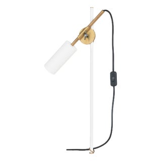 Stav White Table Lamp by Johan Carpner for Konsthantverk For Sale