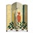An exceptional Art Deco screen from the 1930s, entirely hand-painted and lacquered by an unknown artist. A unique piece of...