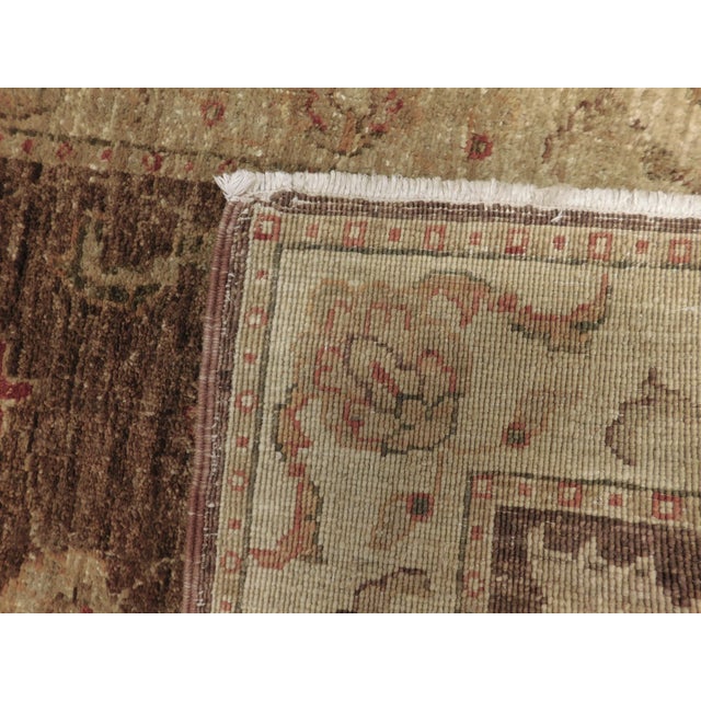 Vintage Handmade Vegetable Dye Area Rug. For Sale - Image 10 of 13