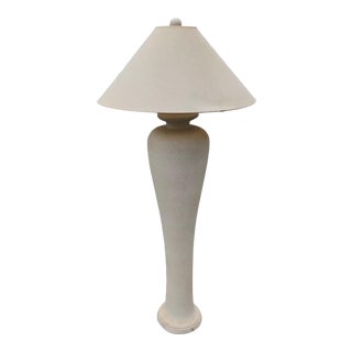 Vintage 1970s Tall Ceramic Floor Lamp For Sale