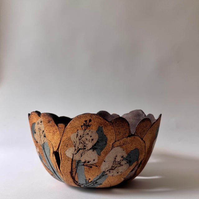 Brutalist Stoneware Vessel by Francesca Lindh For Sale - Image 3 of 5