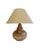 Tan Turned Pine Table Lamp from Solbackens Svarveri, 1970s For Sale - Image 8 of 13
