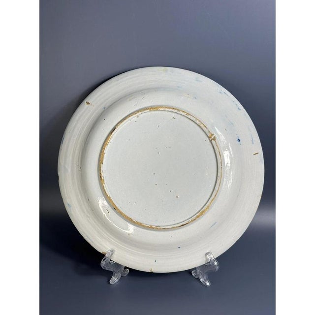 Brown Dutch Delft Charger, 18th Century For Sale - Image 8 of 9