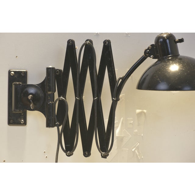 Metal 6614 Wall Lamp by Christian Dell for Kaiser + Co, 1950s For Sale - Image 7 of 16