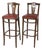 Mid 20th Century Pr. Bentwood Counter Stools by Thonet For Sale