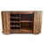 Indian Vintage Oval Wood Moulding Bar Counter For Sale - Image 3 of 13
