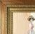 Late 20th Century Original Steve LeBailly Signed Watercolor Portrait After Whistler Adeline Grand Ornate Gilt Frame For Sale - Image 5 of 12