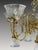 Timeless, refined, and beautifully crafted, this vintage 11-light brass chandelier features elegantly pressed pebbled...