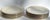Set of 14 Vintage Lenox beige fine porcelain dinner plates with a Silver-Platinum trim, likely from a plain-edged pattern...