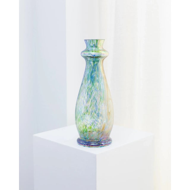 Multicolored Murano Glass Vase, 1970s For Sale - Image 11 of 11