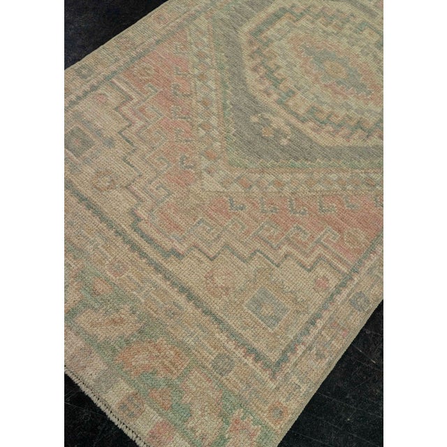 Brown Turkish Oushak Rug 2'10" x 7'7" #20248 For Sale - Image 8 of 8