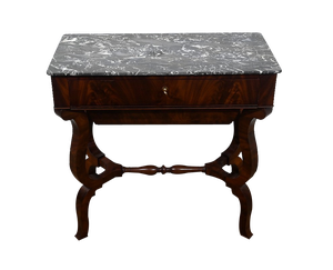 Restoration Period Worker Mahogany Console Table, Early 19th Century