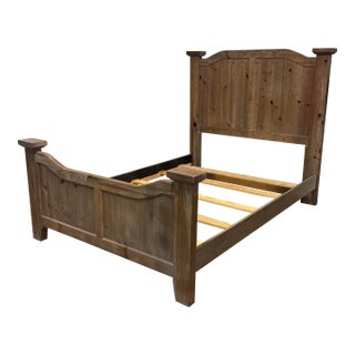 Queen Size Gallery Furniture Rustic Oasis Mansion Bed Frame For Sale