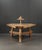Brutalist Triangular Oak Dining Table and Chairs, Netherlands, 1960s, Set of 8 For Sale - Image 17 of 18