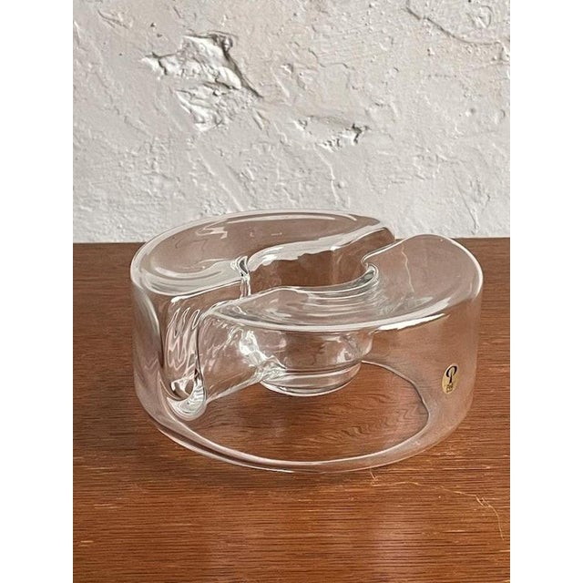 Vintage German Glass Ashtray from Peill & Putzler, 1970s For Sale - Image 3 of 9