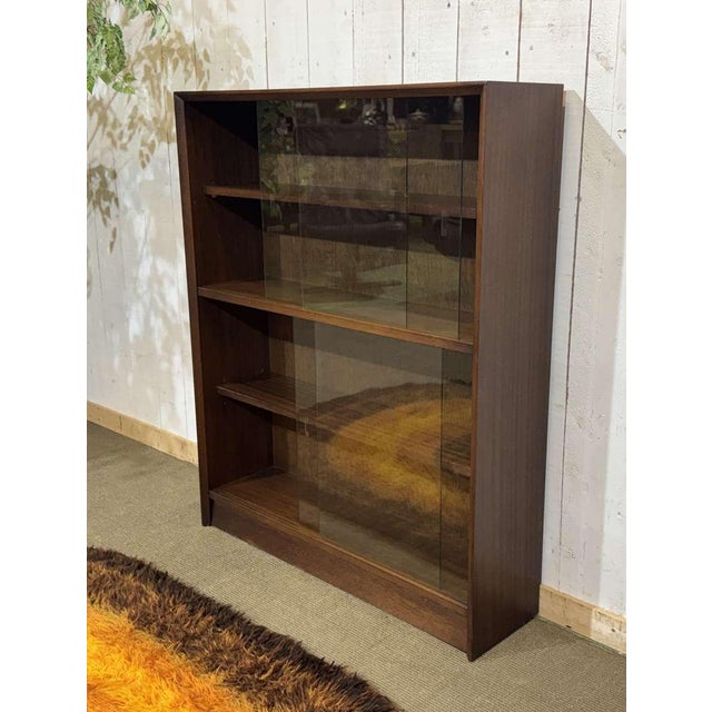 English Mahogany Display Cabinet, 1970s For Sale - Image 13 of 16