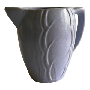 Stoneware Pottery Pitcher, Pottery Vessel, Vintage Pottery , Vintage Pottery Pitcher, Flower Pitcher