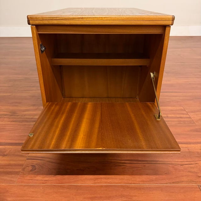 A.h. McIntosh Teak Serving Bar Cart With Nesting Tables For Sale In Seattle - Image 6 of 14