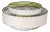 1950s Mid Century Modern Three Tier Fiberglass Lamp Shade For Sale