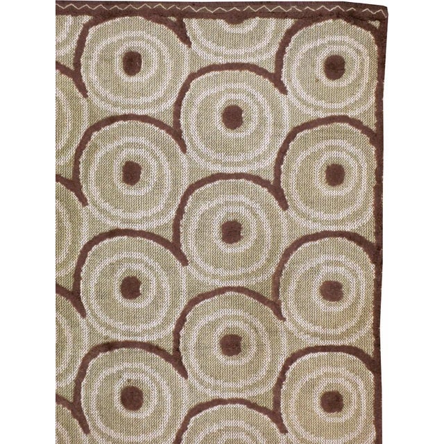 Mid-Century Modern Galerie Shabab Collection Mid-20th Century Spanish Textile Flatweave Rug For Sale - Image 3 of 10