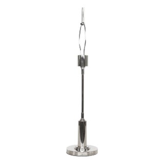 Art Deco Chrome Table Lamp by George Kovacs Made in Usa For Sale