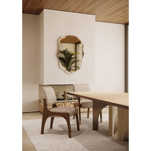 Metal Arizona Mirror in Estremoz Marble and Polished Brass from InsidherLand For Sale - Image 7 of 9