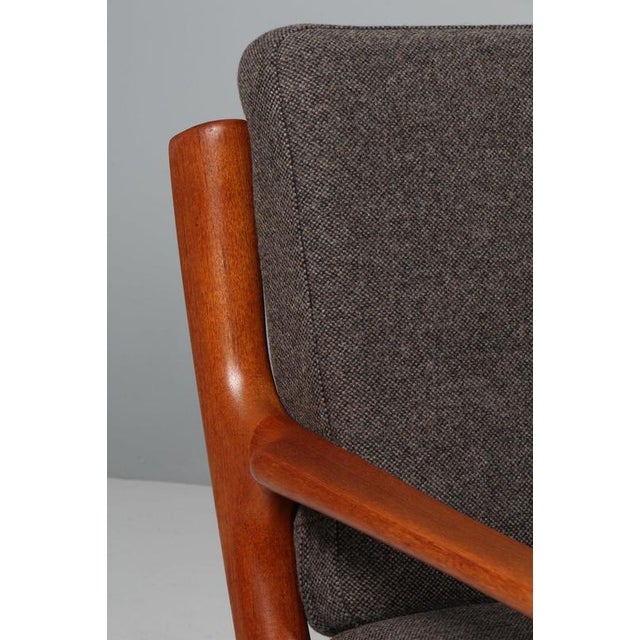 Three-Seater Sofa in Teak by Juul Kristensen, Denmark, 1960s For Sale - Image 6 of 8