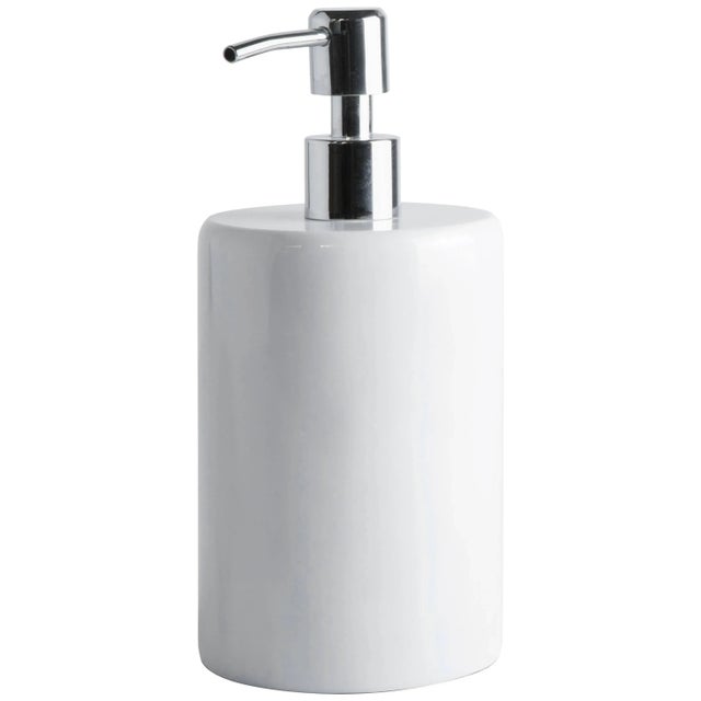 Not Yet Made - Made To Order Rounded Soap Dispenser in White Carrara Marble For Sale - Image 5 of 5