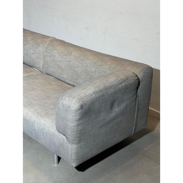 Met 250 Sofa in Grey Fabric from Cassina For Sale - Image 6 of 11