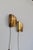1960s Mid-Century Modern Brass Wall Sconces, Sweden, 1960s, Set of 2 For Sale - Image 5 of 17