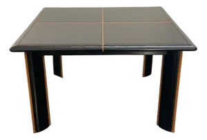 Lacquered Table with Top Glass by Pierre Cardin for Roche Bobois, 1970s