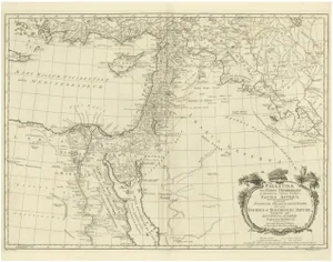 John Blair Map of the Ancient Holy Land, 1773