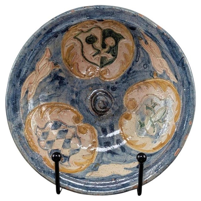 A Hispano-Moresque glazed earthenware dish attributed to the Manises tradition of Valencia, Spain, dating to the late 15th...